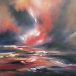 Storm At Sea Oil Painting By Billingshurst West Sussex Artist Keith Coomber