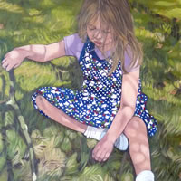 Girl, Lost in Thought – Sussex Artist Marigold Plunkett