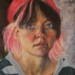 Portrait of Anna – Marigold Plunkett – Sussex Artist – Portraits in Oil, Drawings and Printmaking – Sussex Art Gallery