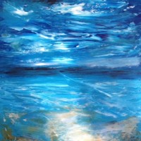Contemporary Art – Awakening – East Sussex Artist Lin Chatfield – Contemporary Landscape and Seascape Painter- Sussex Artists Gallery