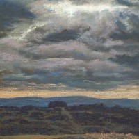 Dark Skies – Sussex Artist Juliet Murray – Sussex Artist Gallery – Pastel Landscape Artist