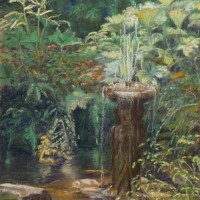 Old Quarry Garden Standen, East Sussex – Pastel Landscape Artist – Juliet Murray – Sussex Artists Gallery