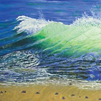 Wave – Oil Painting – West Sussex Artist Tom Gillings – Sussex Artists Gallery