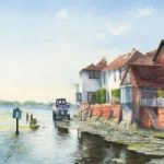 Bosham Harbour – West Sussex – Painting by Surrey Artist David Drury