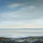 Calm Sea – The Pool – Acrylic Painting – member of Free Painters and Sculptors Art Group – Leila Godden