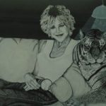 On the Sofa with my Tiger Friend – Horsham, West Sussex Artist – Roger Gasson