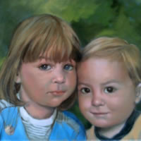 Portrait Painting of Children – Art by Colette Simeons