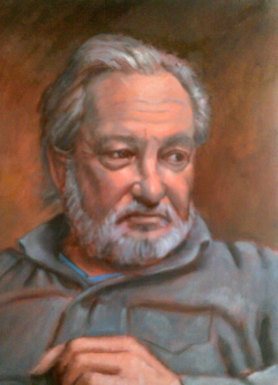 Portrait Painting of Man - Colette Simeons - Portrait Artist - Surrey Art Gallery