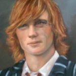 Painting of Young Man – Portrait Art by Colette Simeons