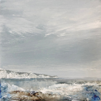 Seven Sisters East Sussex Miniature – Pure Arts Group member Lewes Artist Leila Godden