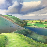 Devil’s Dyke South Downs Near Brighton Sussex – Art Prints of Countryside View
