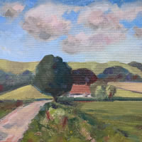 Didling Down Midhurst Landscape Painting – West Sussex Art Gallery