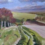 South Downs Way Landscape Painting – Blackcap and Ditchling Beacon – East Sussex Art Gallery