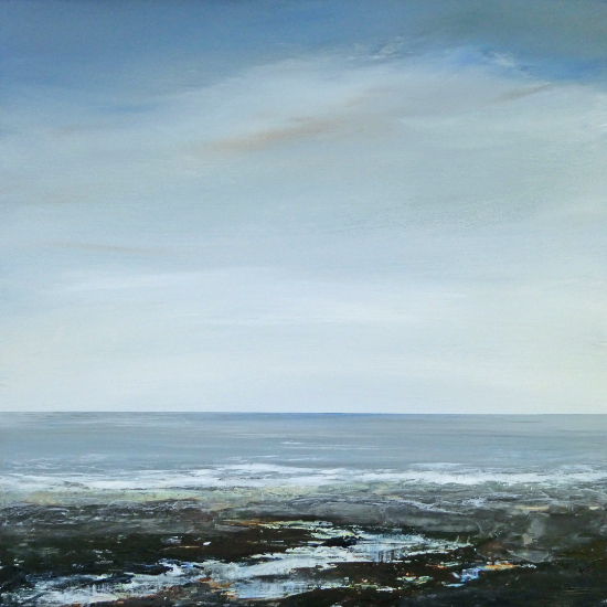 Lewes Coastal Artist Leila Godden Seascape - Opal Meanders