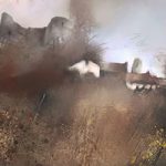 Pevensey Castle and Village – Painting by East Sussex Artist Chris Hill