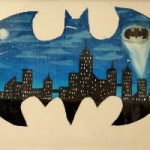 Gotham City – Batman Painting – Hailsham, East Sussex Artist Andy Tardif