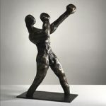 Contemporary Sculpture The Boxer – Thakeham West Sussex Sculptor Steve Bicknell