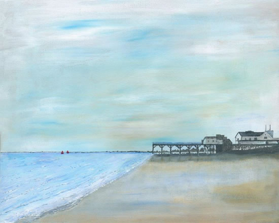 Bognor Beach & Pier Fine Art Prints - Bognor Regis Coast West Sussex