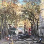 Charing Cross Road London Painting – Landscape Art Gallery