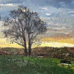 View from the Hill – Oil Painting – Shortlands Bromley Kent Artist Nellie Katchinska