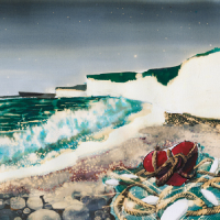 Sea - Birling Gap East SussexCoast by Eastbourne Artist Samantha Tuffnell