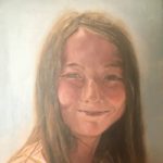 Portrait of Young Girl – Oil Painting by Worthing West Sussex Portraiture Artist Hazel Crawford