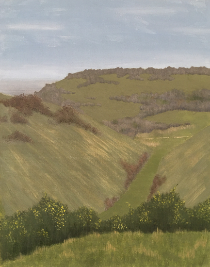 Devil’s Dyke, South Downs, West Sussex - Painting - Brighton, East Sussex Artist Stephen Jowitt