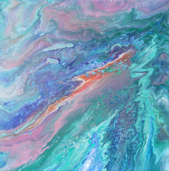 Abstract Art - Colour Marble by Brighton, East Sussex Artist Tanya West
