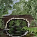 Bridge On Canal – Painting – Crawley Sussex Artist Jen Rabie