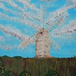Ashcombe Mill, Kingston, East Sussex – Acrylic Painting by Lewes East Sussex Artist Emily Geering