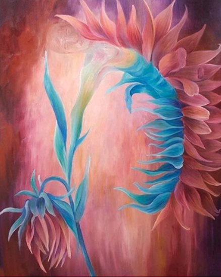 Floral Art Series - Secrets of Nature - Oil Painting - Claire Harrison
