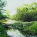 River Days – Acrylic Painting by East Sussex Landscape Artist Darren Slater