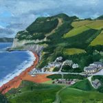 Dorset Coast Painting – Royal Tunbridge Wells Art Society Artist Yulia Francis