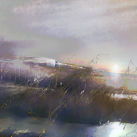 Dawn at Cuckmere Haven – Painting by East Sussex Artist Chris Hill