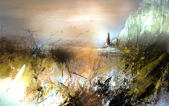 Sunset at Beachy Head - Art by Eastbourne Artist Chris Hill