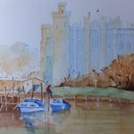 Arundel Castle Watercolour Painting – West Sussex Art Gallery