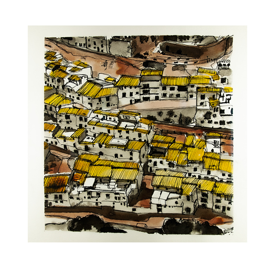 Southern Spain - Limited Edition Streetscape Art by West Sussex Artist Gareth Miller