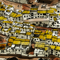 Southern Spain – Streetscape –  Art – West Sussex Artist Gareth Miller