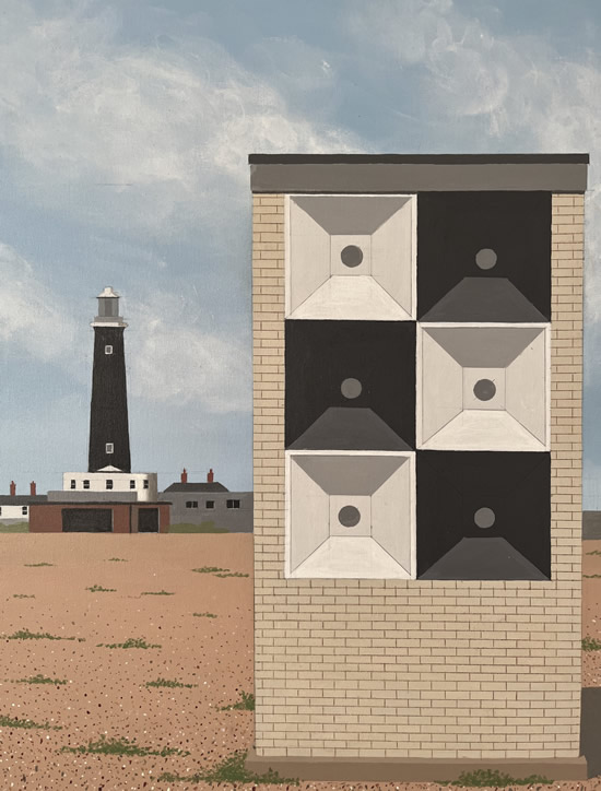 Dungeness Foghorn - Stephen Jowitt, Brighton, East Sussex Acrylic Artist